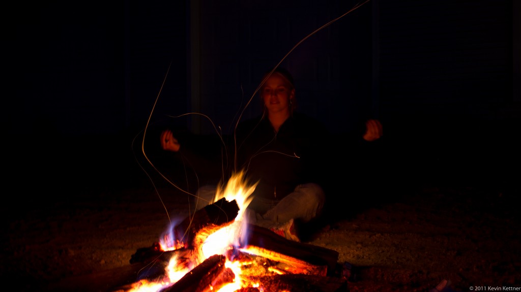 Meditation by Fire Light