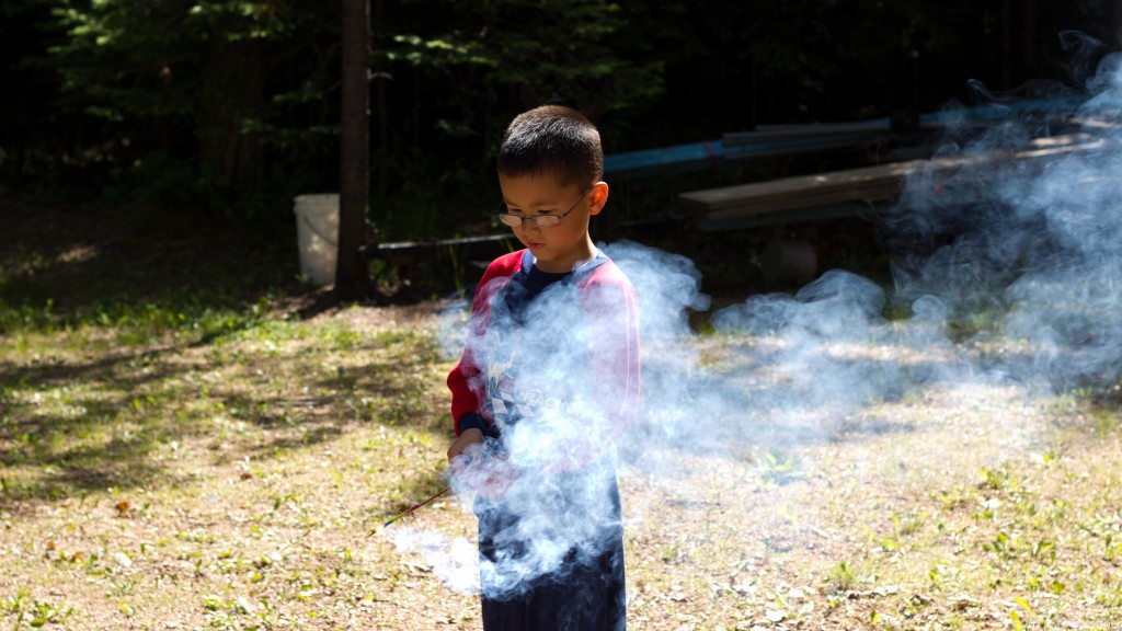 Sparkler Smoke